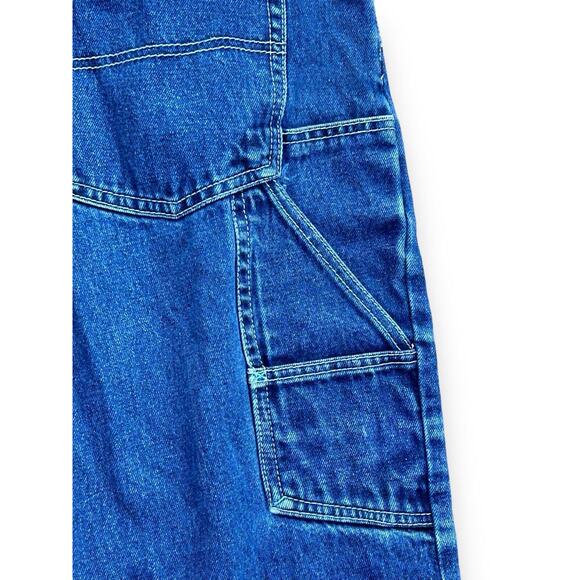 JORDIN Y2K Baggy Wide Leg Blue Carpenter Jeans Cyberpunk JNCO Style 38x32 Skater - Picture 10 of 16